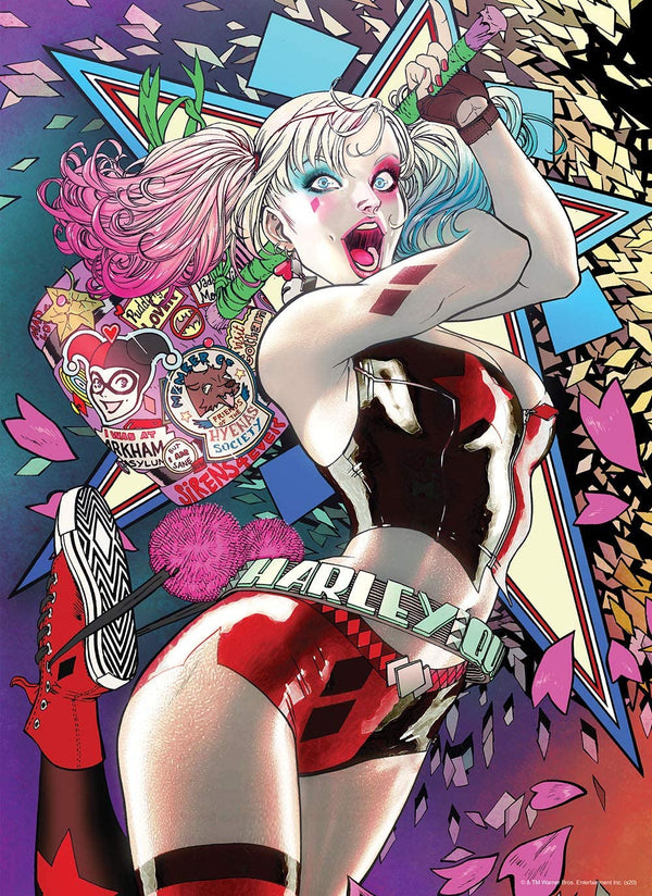 Harley Quinn Die Laughing 1000 Piece Jigsaw Puzzle Officially Licensed DC Comics Merchandise