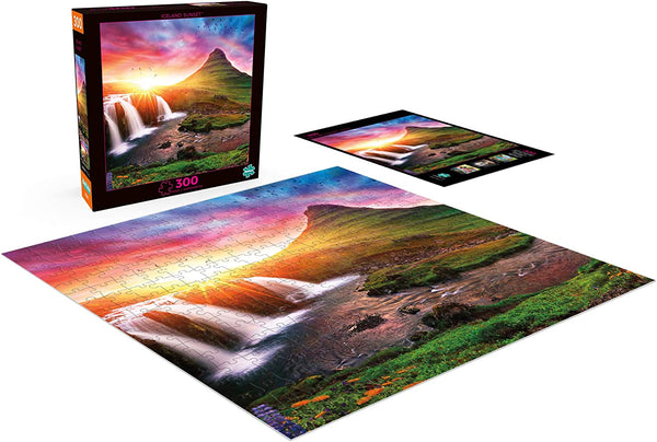 Buffalo Games - Iceland Sunset - 300 Large Piece Jigsaw Puzzle