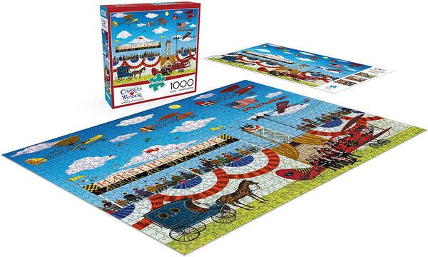 Buffalo Games - Charles Wysocki - Mansfield Air Spectacular - 1000 Piece Jigsaw Puzzle