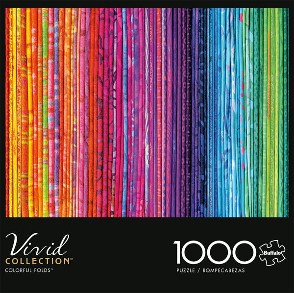 Buffalo Games - Colorful Folds - 1000 Piece Jigsaw Puzzle