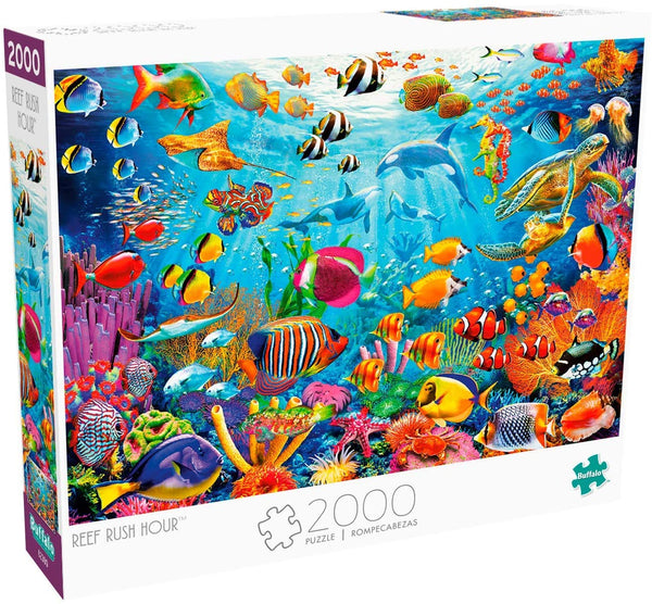 Buffalo Games - Reef Rush Hour - 2000 Piece Jigsaw Puzzle
