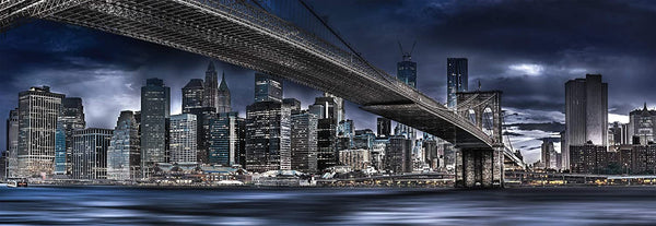 Schmidt - New York Dark Night by Manfred Voss Jigsaw Puzzle (1000 Pieces)