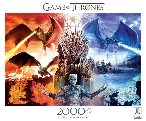 Buffalo Games - Game of Thrones - Fire & Ice - 2000 Piece Jigsaw Puzzle