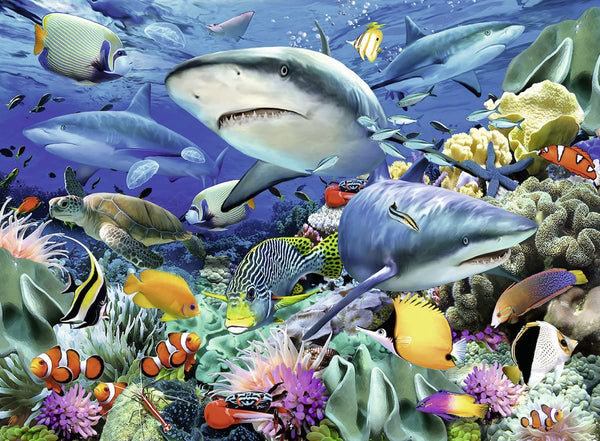 Ravensburger Reef of The Sharks Puzzle 100pc