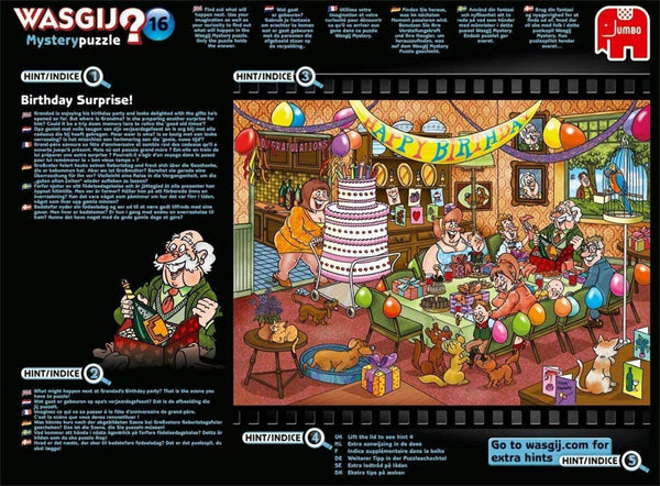 Holdson - Wasgij Mystery 16 Birthday Surprise Jigsaw Puzzle (1000 Pieces)