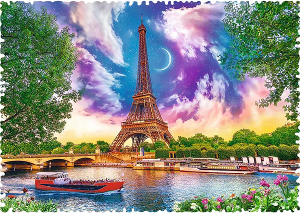 Trefl - Crazy Shapes! Sky Over Paris Jigsaw Puzzle (600 Pieces)