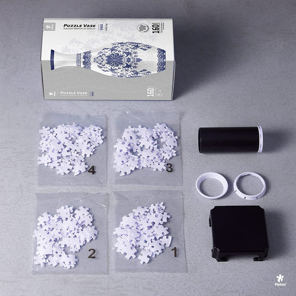Pintoo - Vase Indigo Age Plastic Jigsaw Puzzle (160 Pieces)