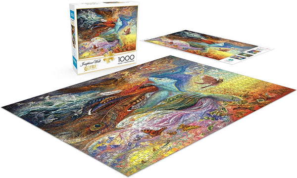 Buffalo Games Josephine Wall - Spirit of Flight - Glitter Edition - 1000 Piece Jigsaw Puzzle