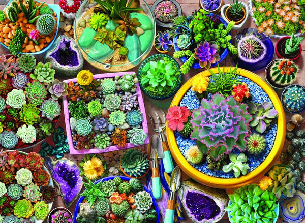 Anatolian - Cacti Pots Jigsaw Puzzle (1000 Pieces)
