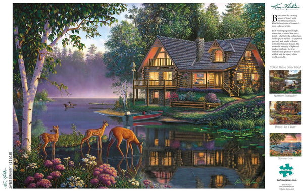 Buffalo Games - Kim Norlien - Sweet Serenity - 1000 Piece Jigsaw Puzzle