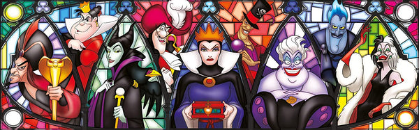 Clementoni - Disney Villains Panorama Jigsaw Puzzle (1000 Pieces)