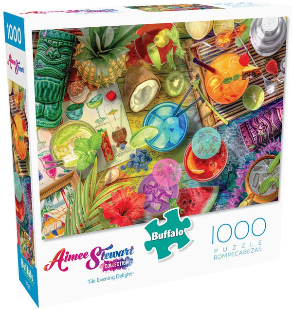 Buffalo Games - Aimee Stewart - Tiki Evening Delight - 1000 Piece Jigsaw Puzzle