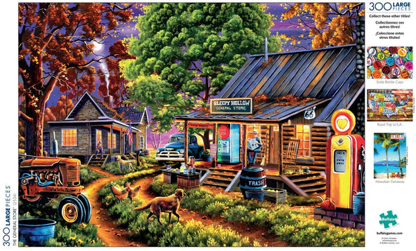Buffalo Games - Geno Peoples - The General Store - 300 Large Piece Jigsaw Puzzle