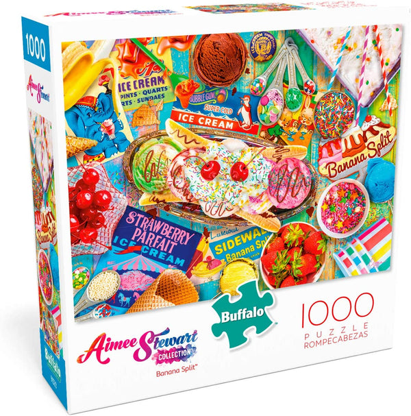 Buffalo Games - Aimee Stewart - Banana Split - 1000 Piece Jigsaw Puzzle