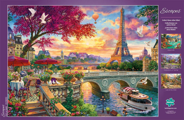 Buffalo Games - Escapes Collection - Vive la Paris - 1000 Piece Jigsaw Puzzle