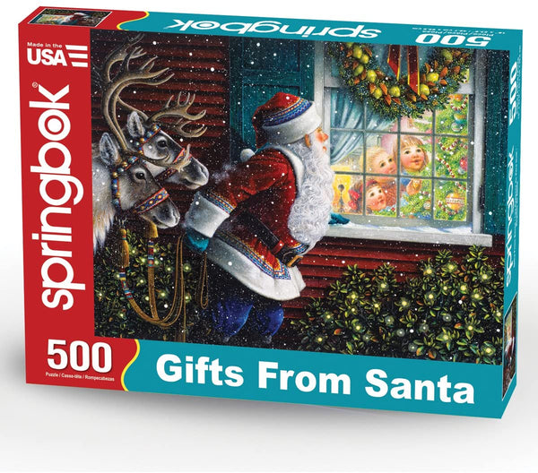 Springbok Puzzles - Gifts From Santa Jigsaw Puzzle (500 Piece)