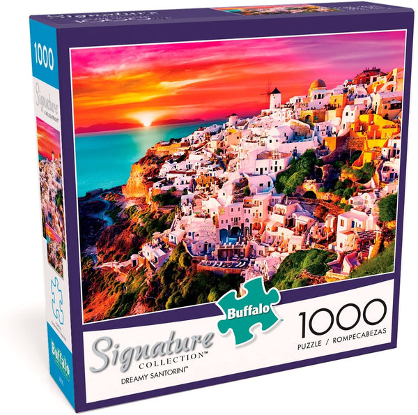 Buffalo Games - Signature Collection - Dreamy Santorini - 1000 Piece Jigsaw Puzzle