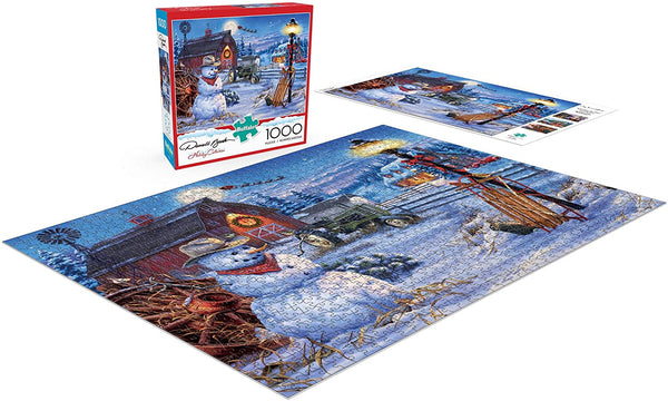 Buffalo Games Country Christmas by Darrell Bush - 1000Piece Jigsaw Puzzle Form The Holiday Collection by Puzzle