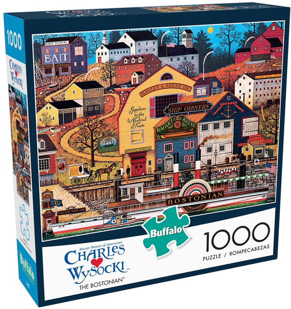 Buffalo Games - Charles Wysocki - The Bostonian - 1000 Piece Jigsaw Puzzle