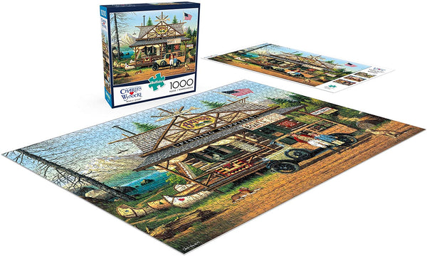 Buffalo Games - Charles Wysocki - Proud Lil' Angler - 1000 Piece Jigsaw Puzzle