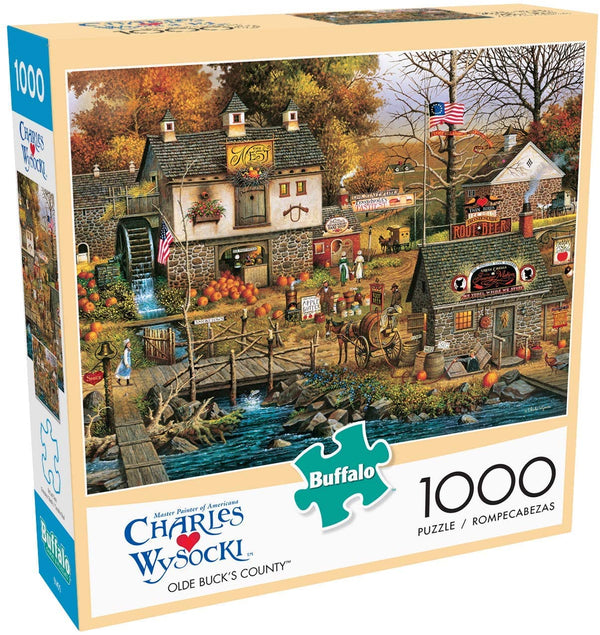 Buffalo Games Charles Wysocki: Olde Buck's County Jigsaw Puzzle (1000 Piece)