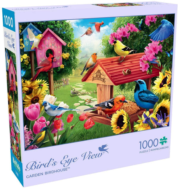 Buffalo Games - Garden Birdhouse - 1000 Piece Jigsaw Puzzle