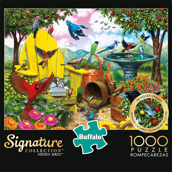 Buffalo Games - Signature Collection - Hidden Birds - 1000 Piece Jigsaw Puzzle