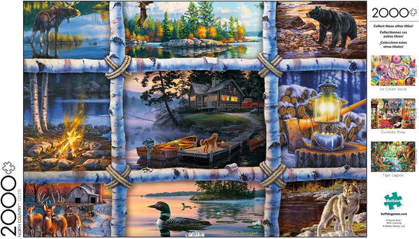 Buffalo Games - Darrell Bush - North Country - 2000 Piece Jigsaw Puzzle
