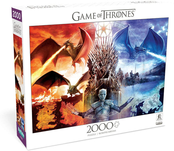 Buffalo Games - Game of Thrones - Fire & Ice - 2000 Piece Jigsaw Puzzle