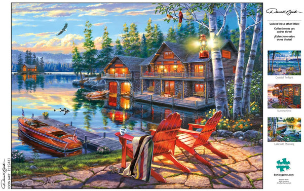 Buffalo Games Darrell Bush - Loon Lake - 1000 Piece Jigsaw Puzzle