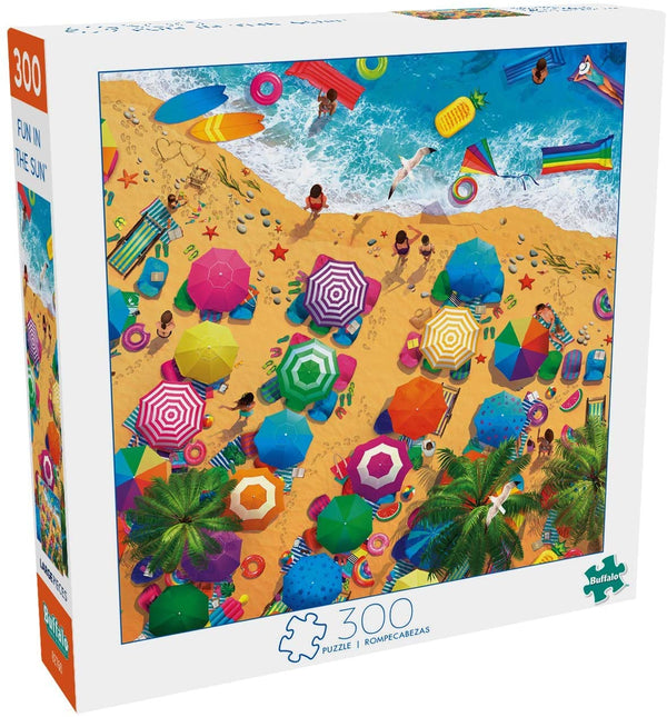 Buffalo Games - Fun in The Sun - 300 Large Piece Jigsaw Puzzle