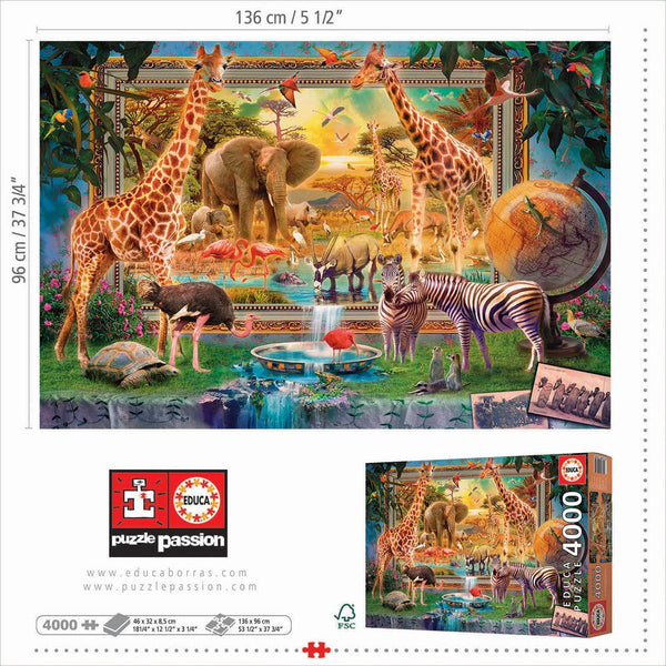 Educa - Savana Coming To Life Jigsaw Puzzle (4000 Pieces)