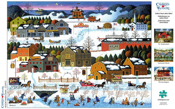 Buffalo Games - Charles Wysocki - Hickory Haven Canal - 1000 Piece Jigsaw Puzzle