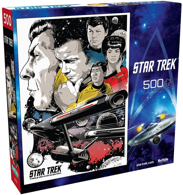 Buffalo Games - Star Trek - To Boldly Go Where No Man Has Gone Before - 500 Piece Jigsaw Puzzle
