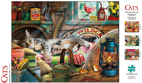 Buffalo Games - Cats Collection - Laid-Back Tom - 750 Piece Jigsaw Puzzle