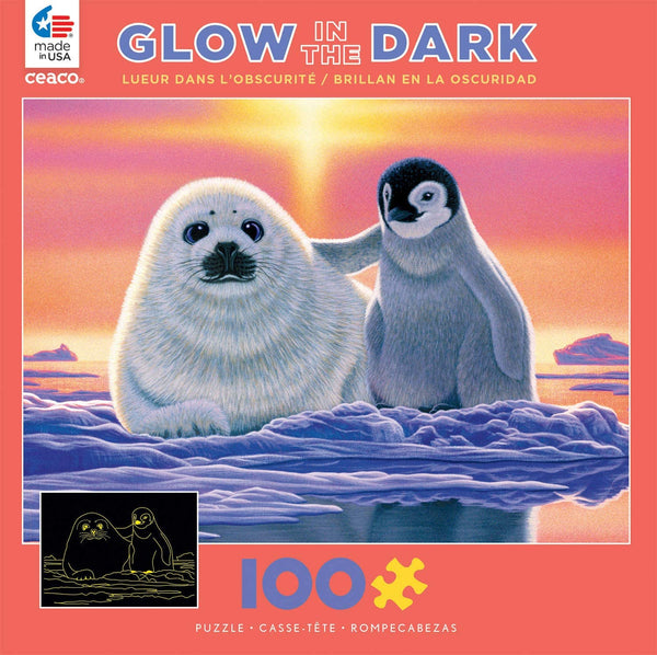 Ceaco - Friends Around the World - Glow in the Dark by Schimmel Jigsaw Puzzle (100 Pieces)