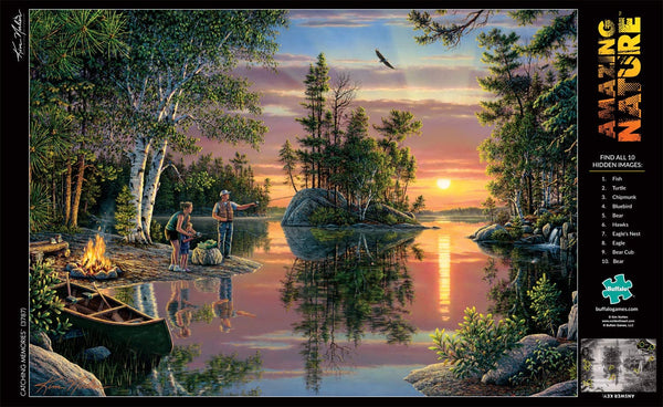 Buffalo Games - Amazing Nature Collection - Kim Norlien - Catching Memories - 500 Piece Jigsaw Puzzle