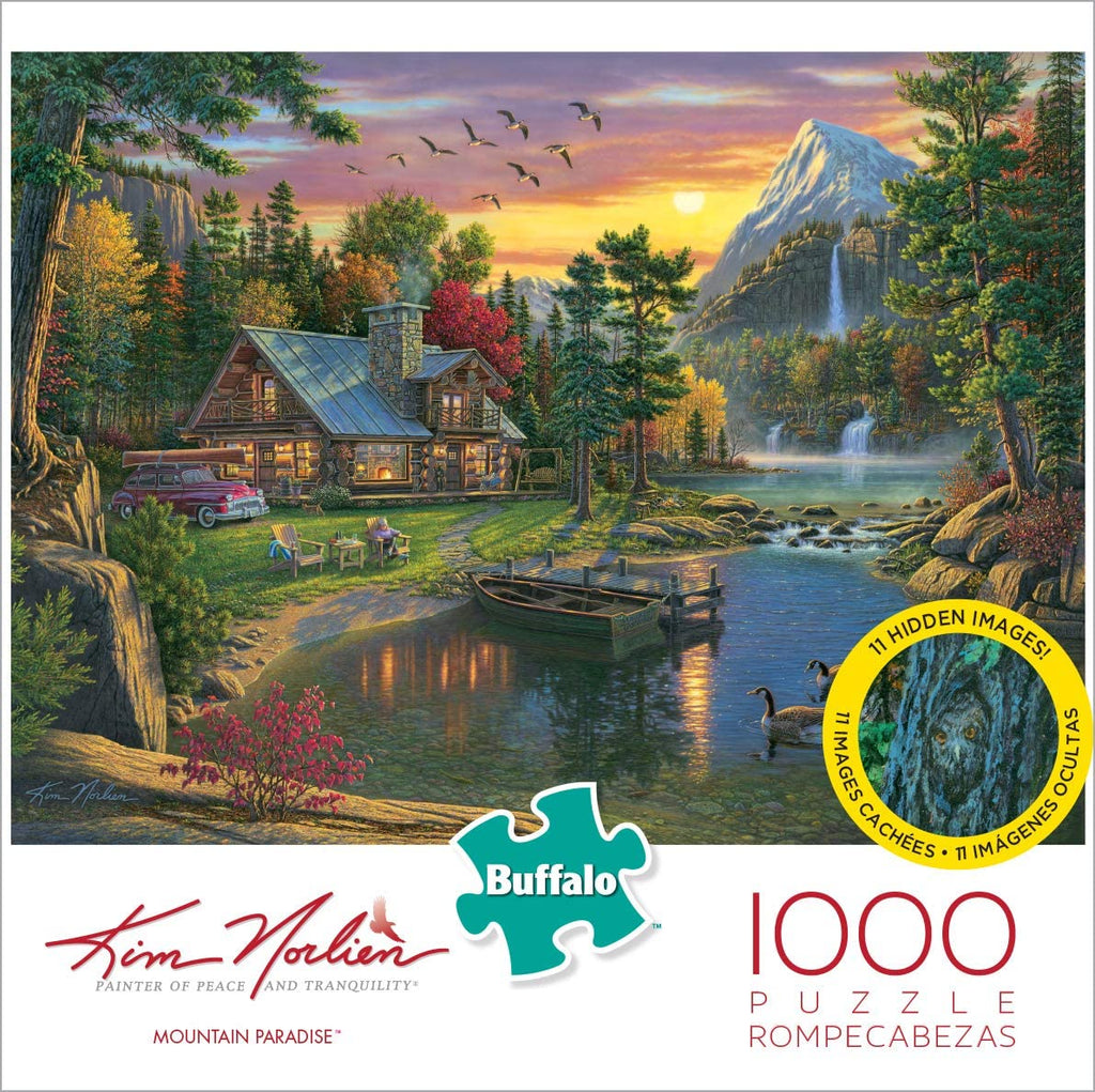 Buffalo Games - Kim Norlien - Mountain Paradise - 1000 Piece Jigsaw Puzzle