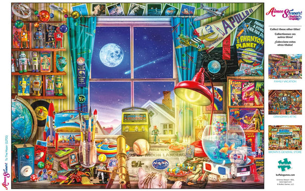 Buffalo Games - Aimee Stewart - To The Moon - 1000 Piece Jigsaw Puzzle