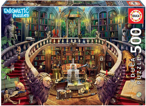 Educa - Antique Library Enigmatic Puzzle Jigsaw Puzzle (500 Pieces)