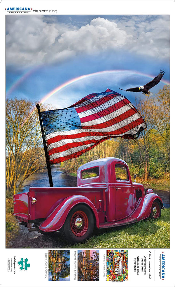 Buffalo Games - Americana Collection - Old Glory - 500 Piece Jigsaw Puzzle