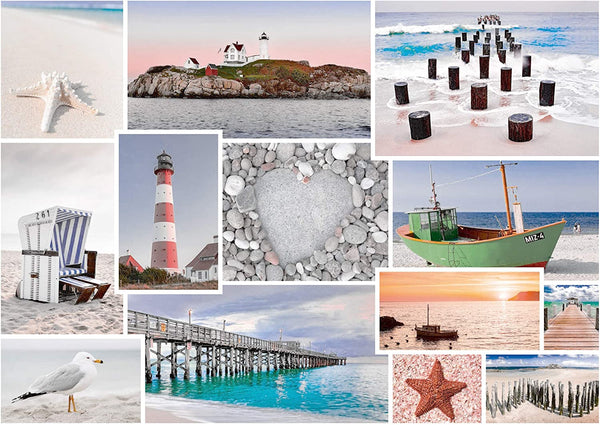 Schmidt - By The Sea Jigsaw Puzzle (1000 Pieces)