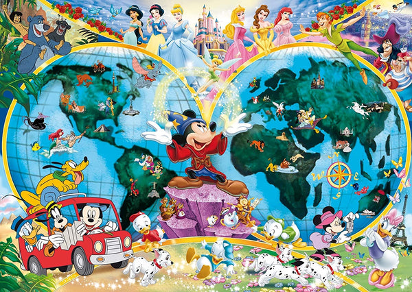 Ravensburger Disney World Map Puzzle 1000pc,Adult Puzzles