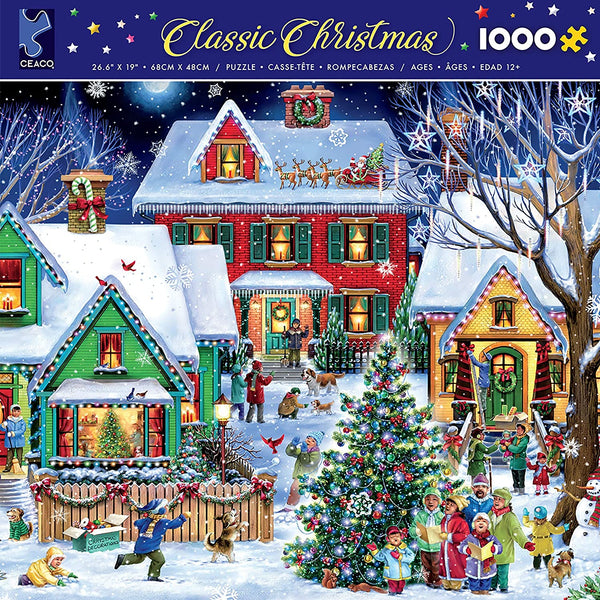 Classic Christmas - Christmas Houses Jigsaw Puzzle, 1000 Pieces