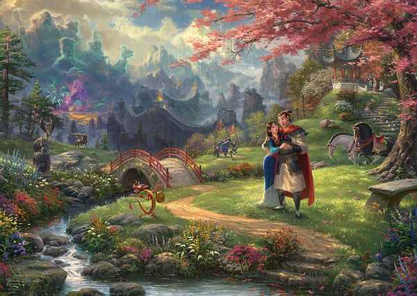 Schmidt - Disney - Mulan by Thomas Kinkade Jigsaw Puzzle (1000 Pieces)