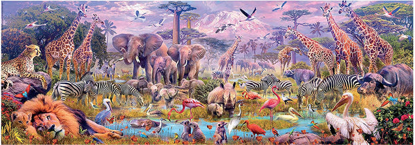 Educa - 2x100p Wild Animals Jigsaw Puzzle (200 Pieces)