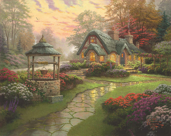 Schmidt - Thomas Kinkade - Make a Wish Cottage Jigsaw Puzzle (1000 Pieces)