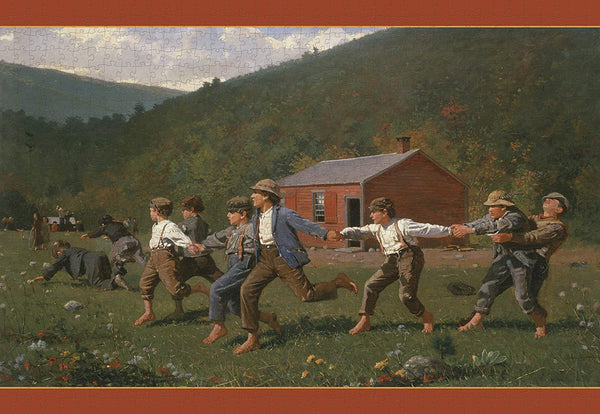 Pomegranate - Snap The Whip by Winslow Homer Jigsaw Puzzle (1000 Pieces)
