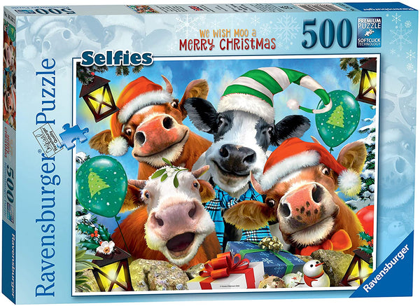 Ravensburger - Howard Robinson - We Wish Moo a Merry Christmas Jigsaw Puzzle (500 Pieces) 16532 2
