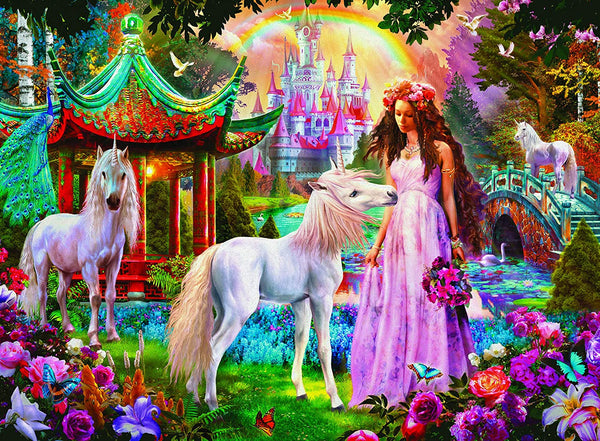 Ravensburger - Princess with Unicorn Jigsaw Puzzle (100 pieces) 136179